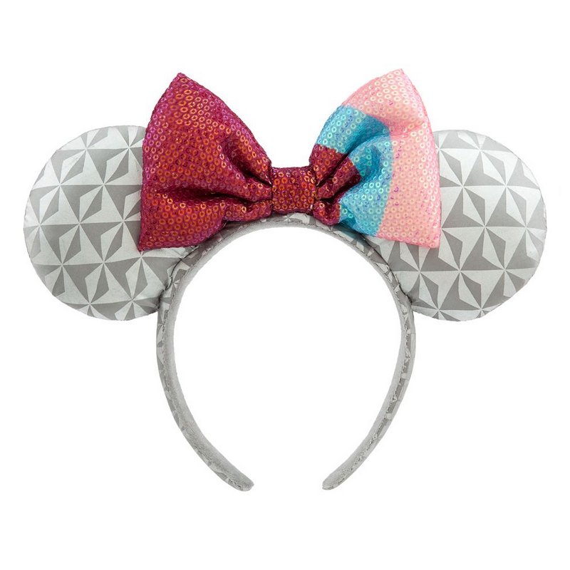 Epcot Bubblegum Wall Minnie Mouse Ear Headband for Adults
