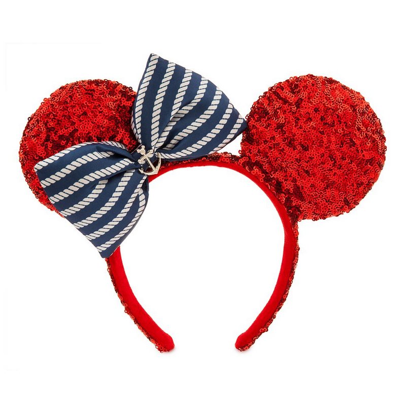 Minnie Mouse Disney Cruise Line Red Ear Headband