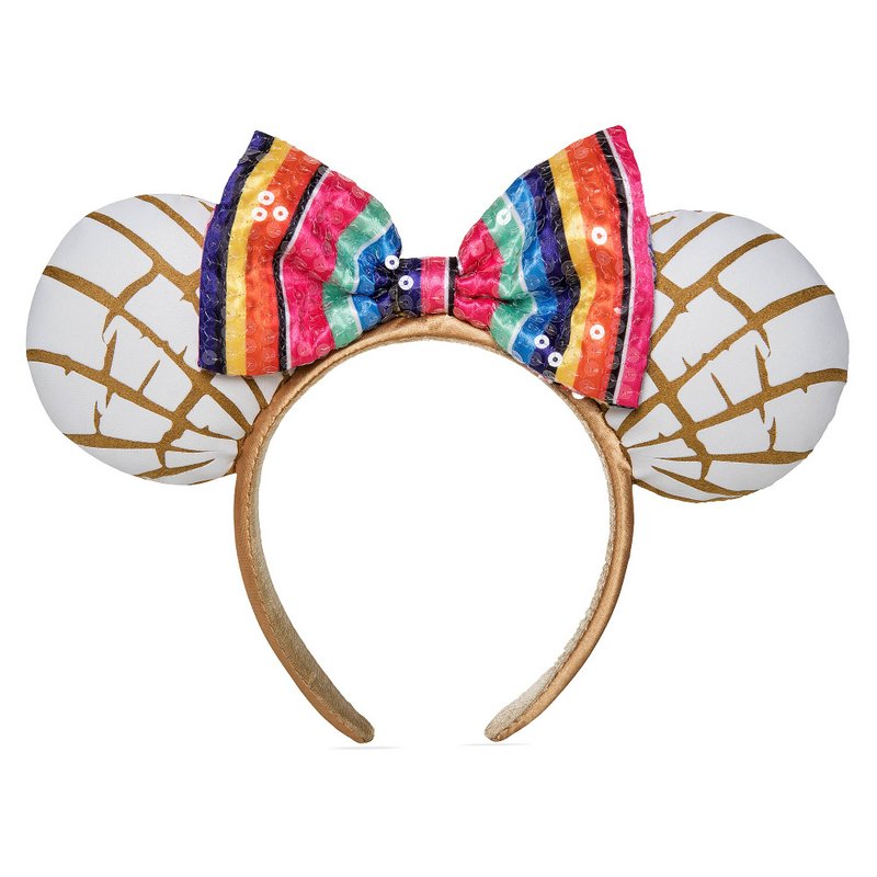 Minnie Mouse Pan Dulce Ear Headband with Sequined Bow – Mexico – Epcot World Showcase
