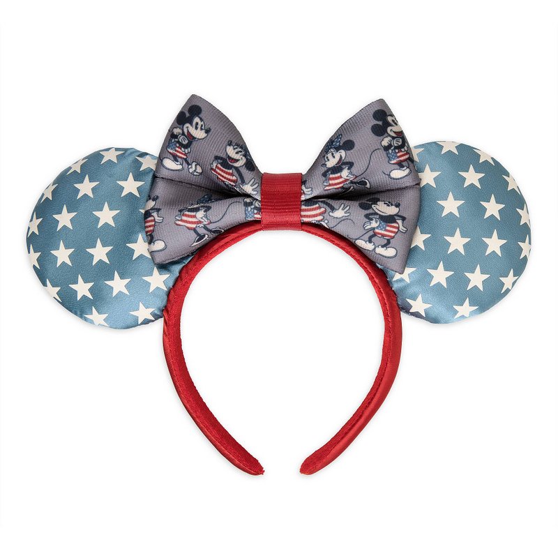 Mickey and Minnie Mouse Americana Ear Headband by Harveys - Limited Release