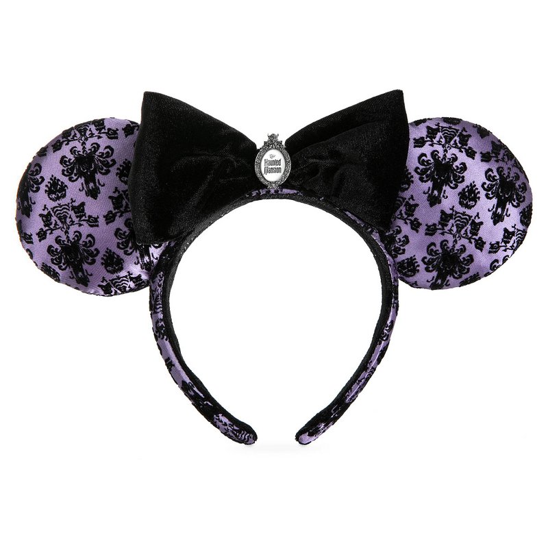 Minnie Mouse Haunted Mansion Wallpaper Ear Headband