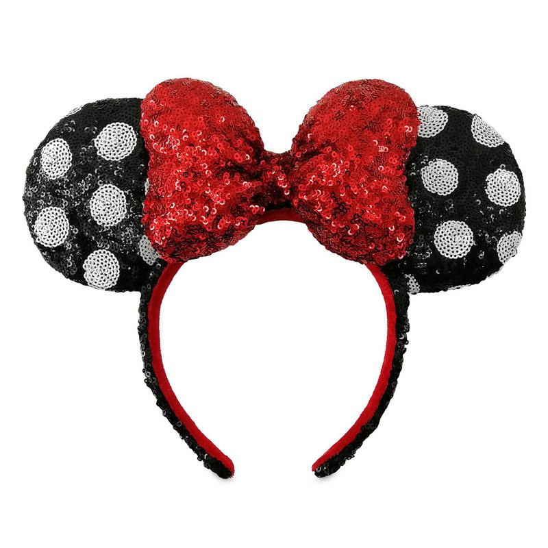 Minnie Mouse Sequined Polka Dot Ear Headband