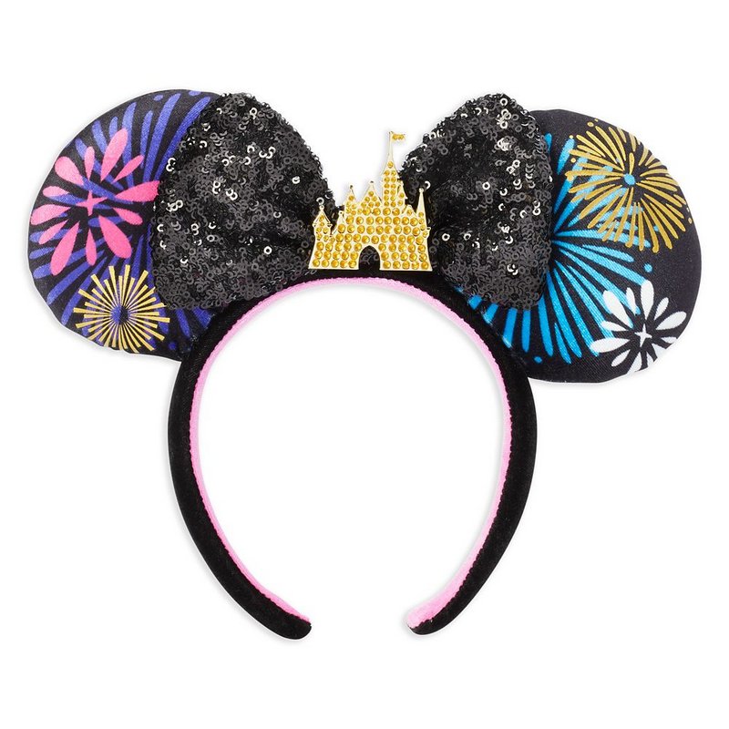 Minnie Mouse - The Main Attraction Ear Headband for Adults – Nighttime Fireworks & Castle Finale – Limited Release