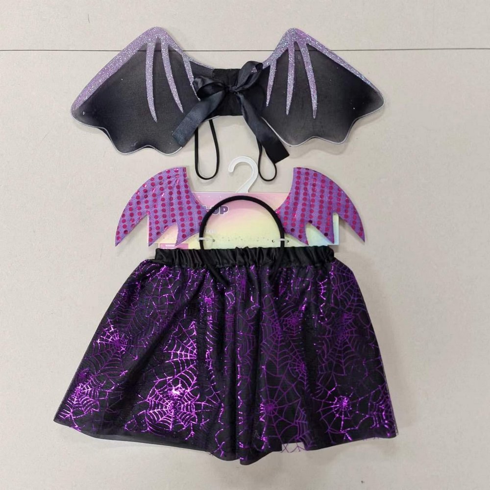 Headband + Tutu Skirt 2 Pcs Halloween Dress Up Set HS2853