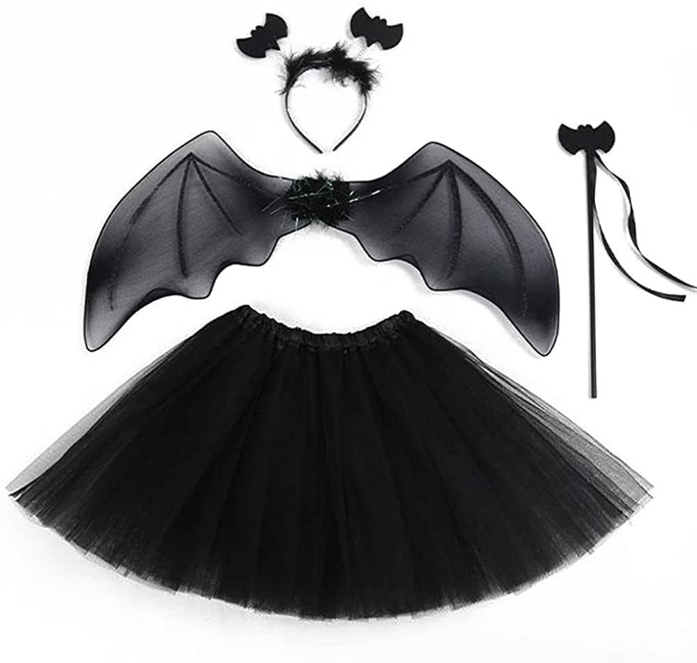 Headband + Tutu Skirt 2 Pcs Halloween Dress Up Set HS2863