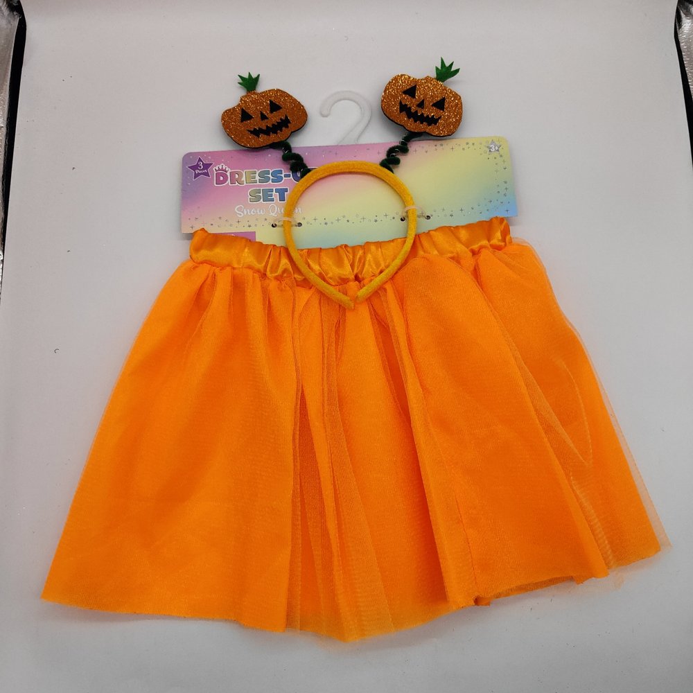 Headband + Tutu Skirt 2 Pcs Halloween Dress Up Set HS2867