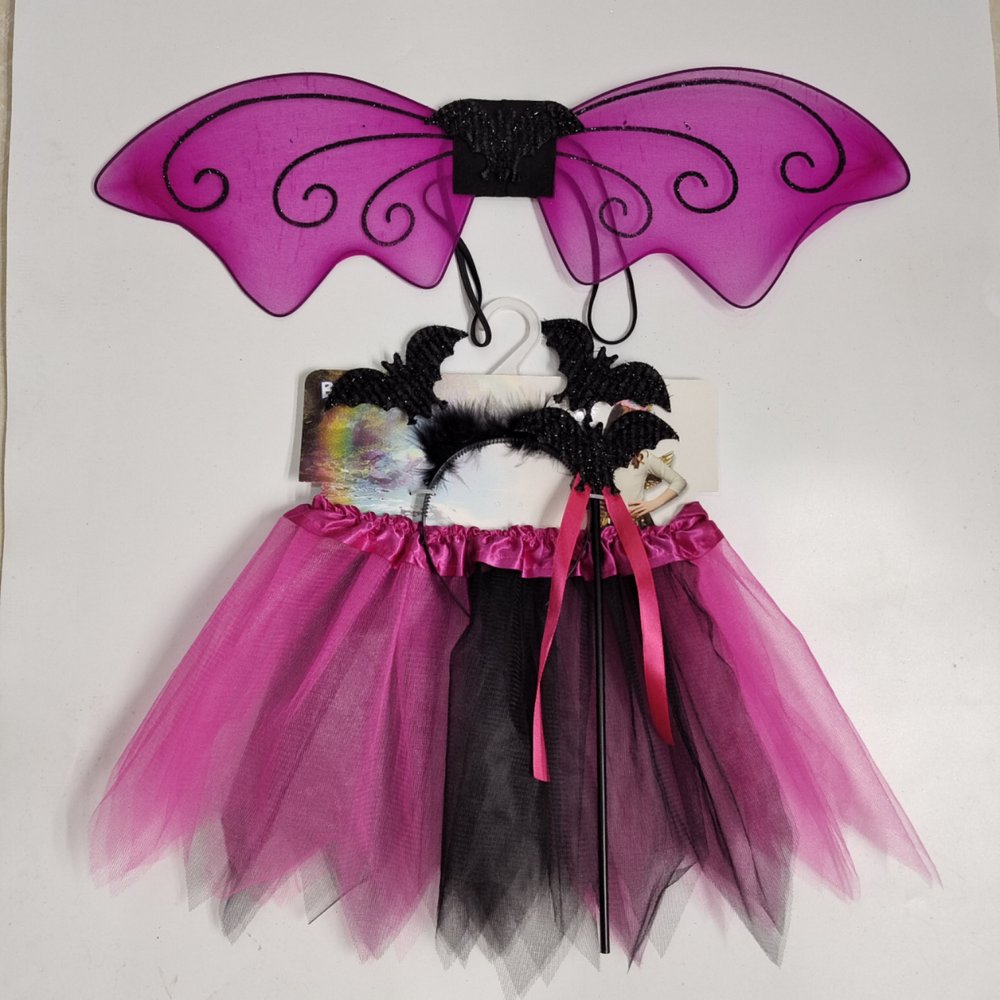 Headband + Tutu Skirt 2 Pcs Halloween Dress Up Set HS2869