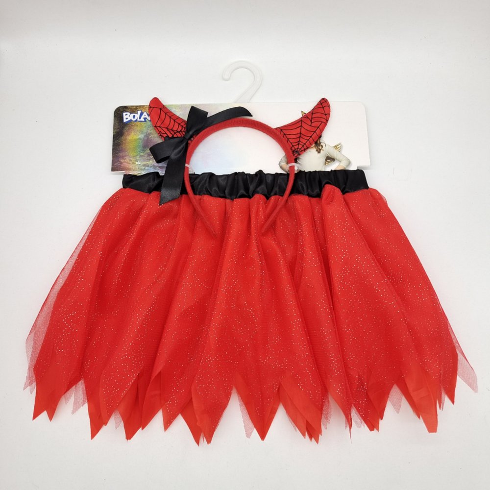 Headband + Tutu Skirt 2 Pcs Halloween Dress Up Set HS2874