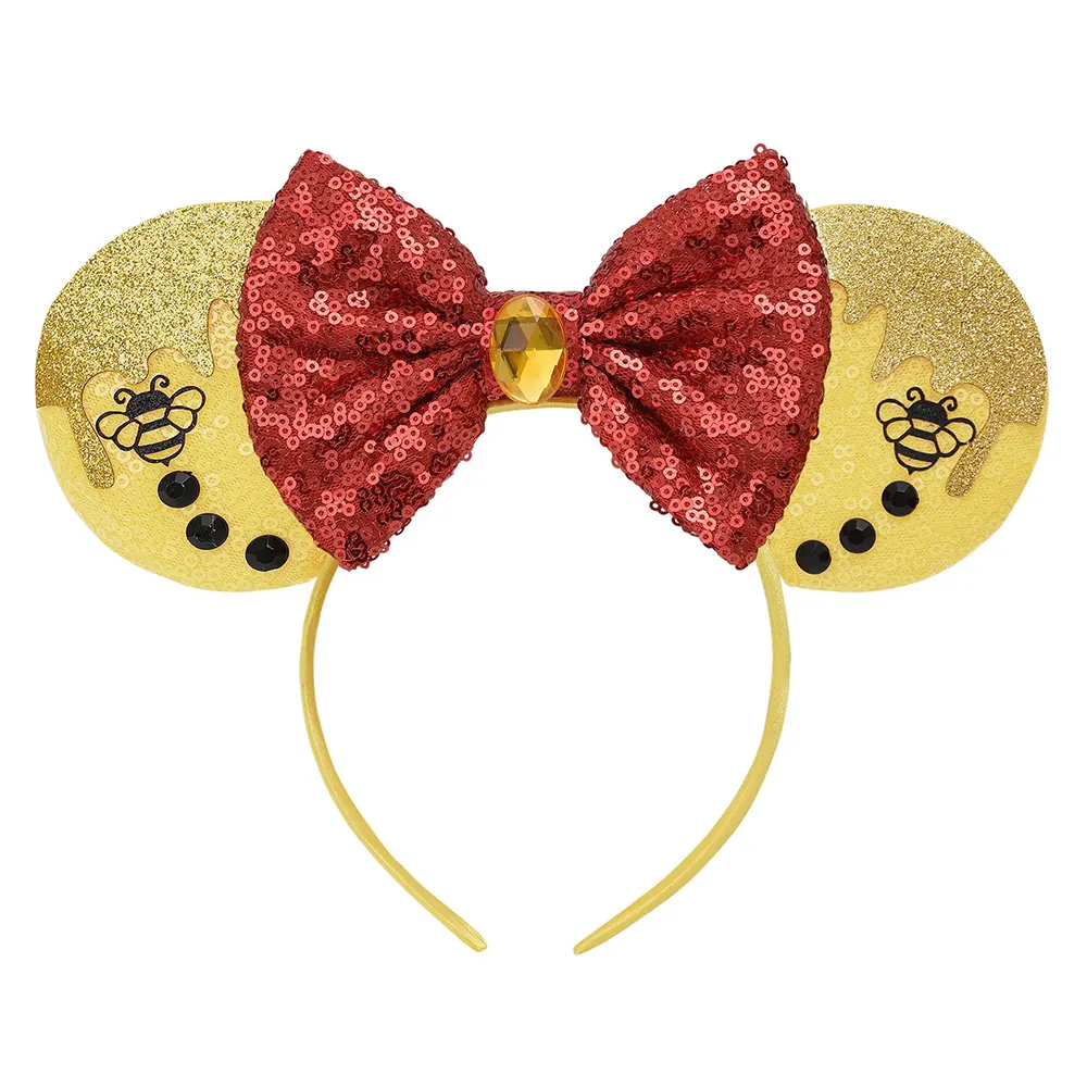 Kids Adult Party Costume Headband Halloween Bees Hair Accessory Mouse Ears Bow Headband
