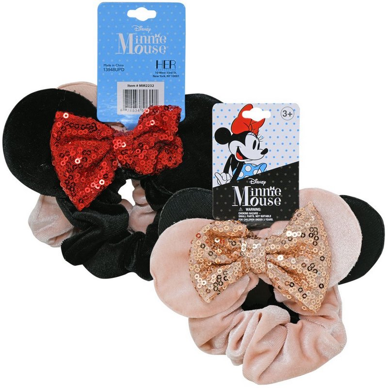 Sequin Hair Scrunchie for Girls Disney Minnie Mouse HS1031