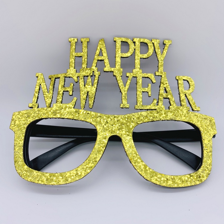 Happy New Year Eve Eyewear Party Sunglasses Frame for Girls Kids Party Costumes Accessories