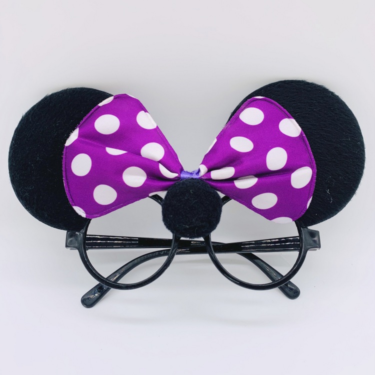 Minnie Mouse Ears Eyewear with Bow Tie Party Costumes Accessories for Kids