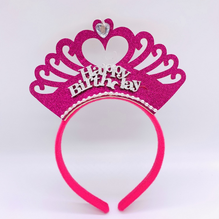 Happy Birthday Headbands for girls Birthday Crown Party Costumes Accessories Party Favors
