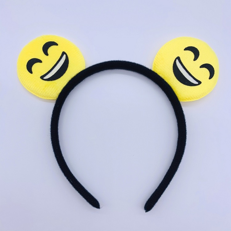 Smiley Emoji Headbands for Kids Adults Birthday Party Photo Booth Props Costumes Accessories