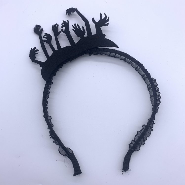 Black Halloween Headband Hair Band for Kids Adult Halloween Party Favors Costume Accessories