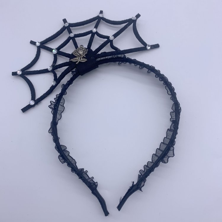 Spider Web Halloween Headband Hair Band Halloween Party Supplies Costume Accessories