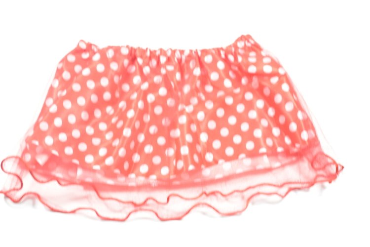 Red Tutu Skirt for Girls Kids, 3-Layer Polka Dot Tulle Princess Dress Baby Tulle Skirt Children Dress Up