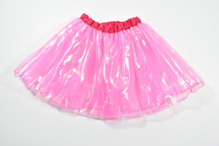 Pink Tutu Skirt for Girls Kids, Triple Layered Elastic Tulle Princess Dress Baby Tutu Skirt Child Dress Up
