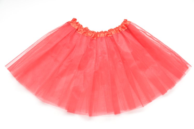 Tulle Skirt Baby Girls Tutu Dress 3-Layer Kids Red Skirt