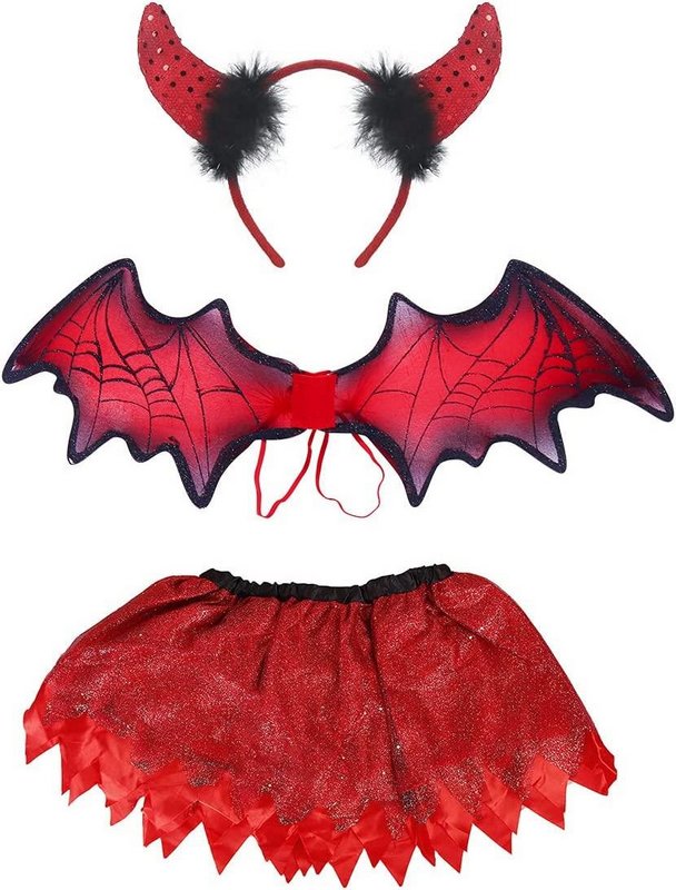 Girls Halloween Tutu Dress Up Set