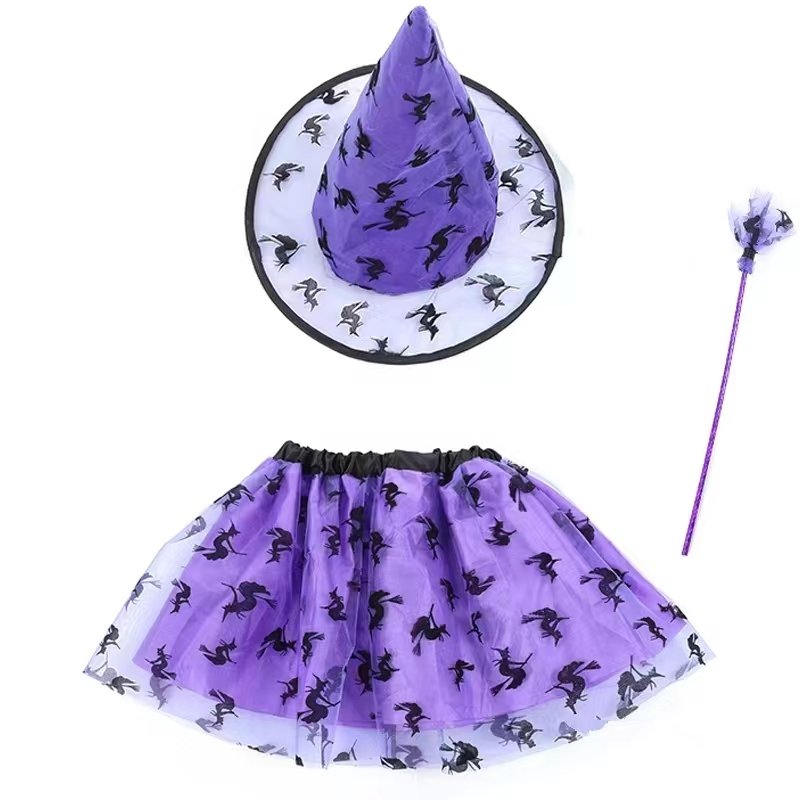 Girls Halloween Tutu Dress Up Set YDH-61908