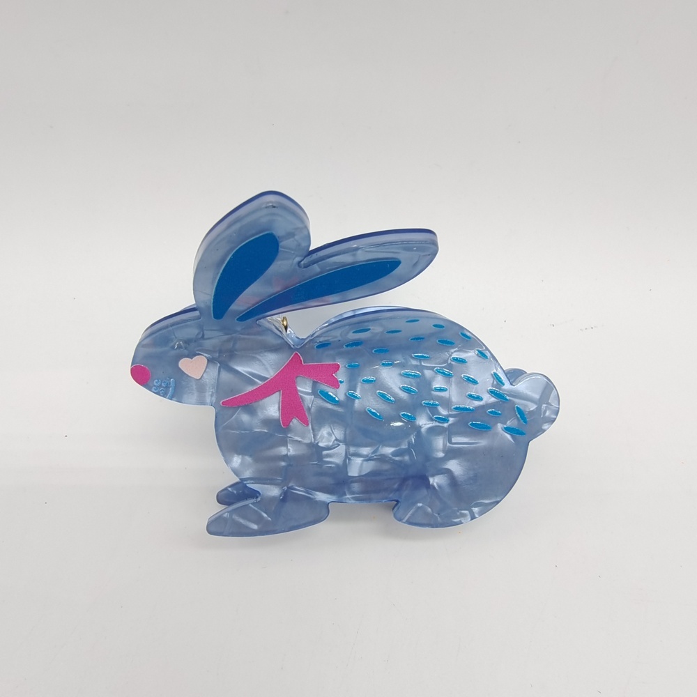 Easter Bunny Rabbit Acrylic Hair Claw Clips DL0002