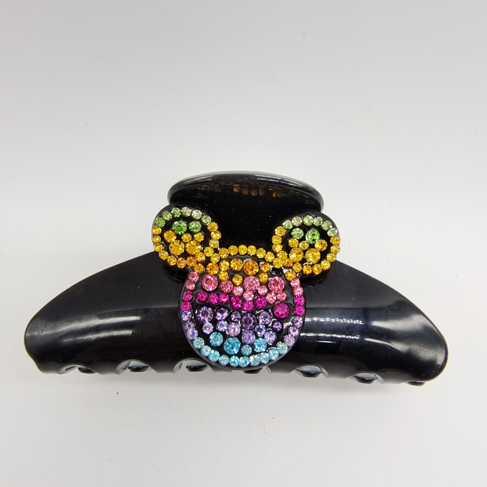 Disney Minnie Mouse Rhinestones Acrylic Hair Claw Clips DL0008