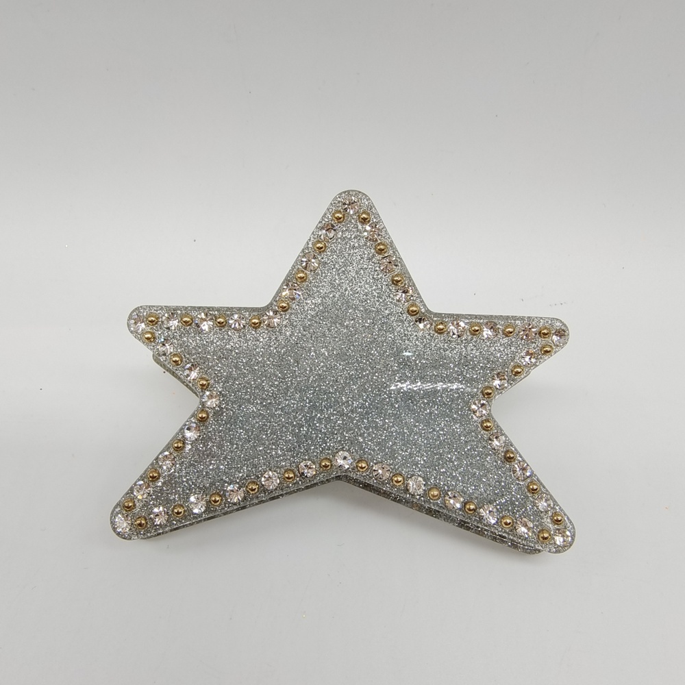 Glitter Star Acrylic Hair Claw Clip DL0010