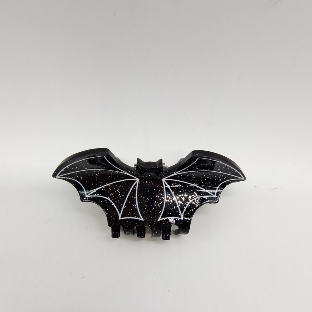 Halloween Glitter Bat Acrylic Hair Claw Clips DL0018